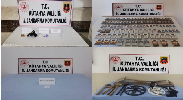 Kütahyada jandarmadan kaçakçılık operasyonları