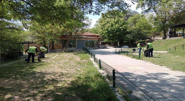 Kütahyada piknik alanları temizleniyor