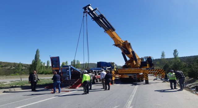 Kütahyada trafik kazası: 1 yaralı