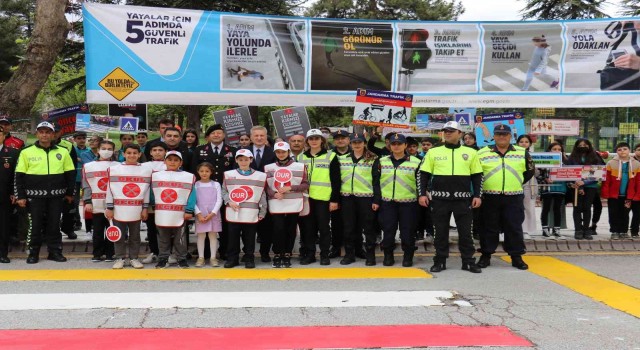 Malatyada “Yayalar için 5 Adımda Güvenli Trafik” tanıtımı yapıldı