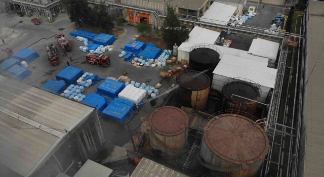Manisa OSBde fabrika yangını