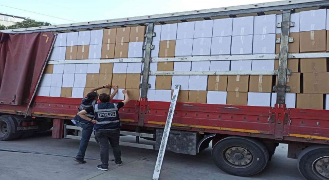 Manisada kaçak sigara operasyonu