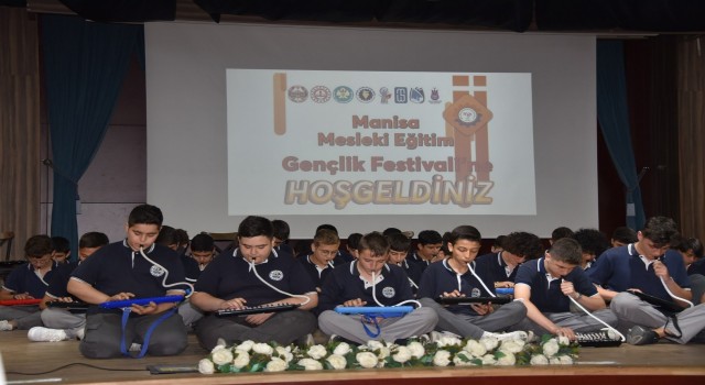 Manisada Mesleki Eğitim Gençlik Festivali düzenlendi
