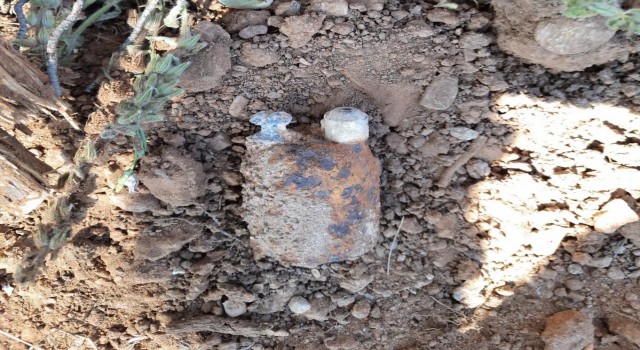Manisada Milli Mücadele dönemine ait el bombası bulundu