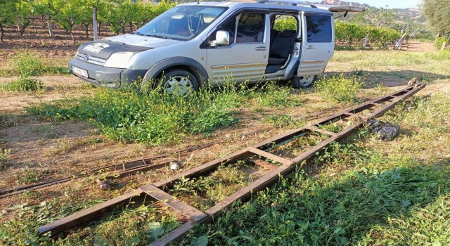 Manisada üzüm bağından hırsızlık yapan şüpheliler yakalandı