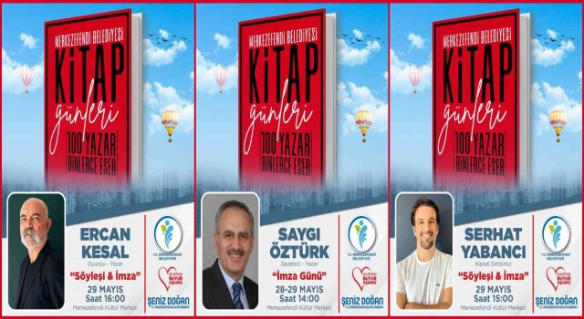 Merkezefendi Kitap Günlerinde konuklarını ağırlamaya devam ediyor