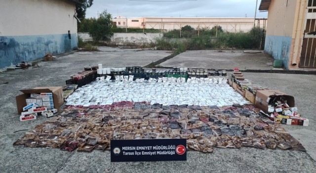 Mersinde 435 kilogram gümrük kaçağı nargile tütünü ele geçirildi