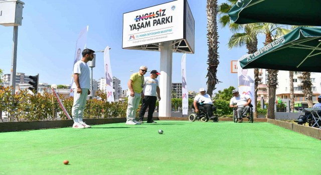 Mersinde Engelsiz Bocce Turnuvası düzenlendi