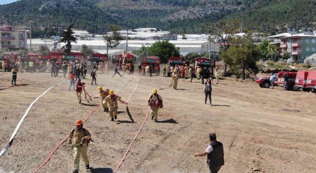 Mersinde orman yangın ekipleri tatbikatlara başladı