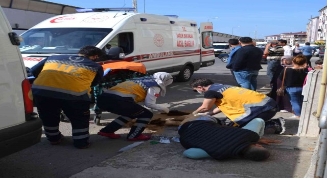 Motosikletten bir anda ateş açıldı, kanlar içinde kaldı