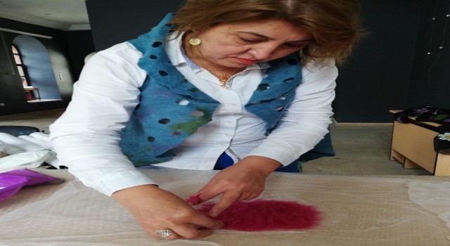 Muğlada geleneksel el sanatları keçe aksesuarları yapımı kursu başlayacak