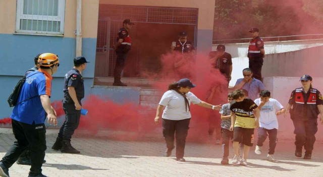 Muğlada orman yangını tatbikatı