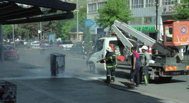 Nevşehirde patlayan trafo paniğe neden oldu