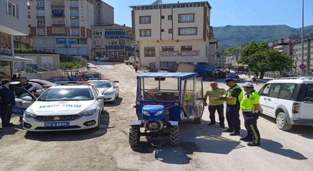 Orduda tarım araçları denetlendi