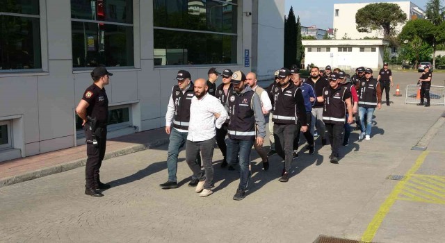 Ordudaki ‘Müsilaj Operasyonunda 8 şüpheli adliyeye sevk edildi