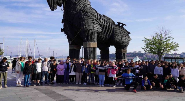 Ortacalı öğrenciler Çanakkaleye gitti
