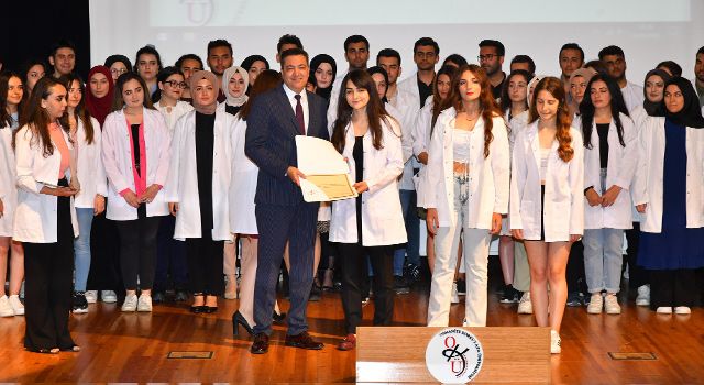 Osmaniye'de Sağlık Bilimleri öğrencileri, “Önlük giyme töreni” düzenlendi