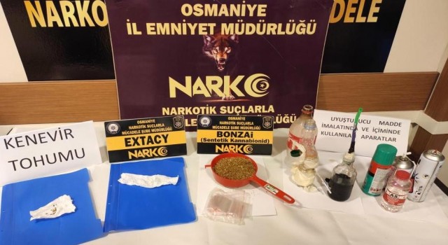 Osmaniyede uyuşturucu operasyonlarına 4 tutuklama