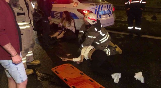 Pendikte aynı noktada art arda 2 ayrı kaza: 2si ağır 5 yaralı