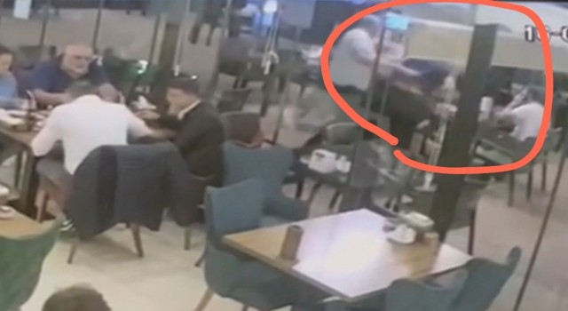 Samsunda avukata saldırı anı kamerada