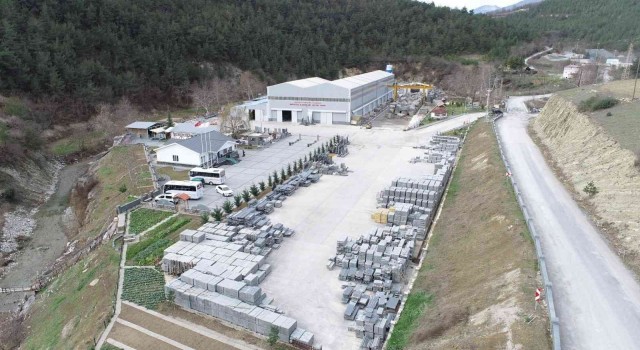 Samsundan üç ülkeye doğaltaş ihracatı