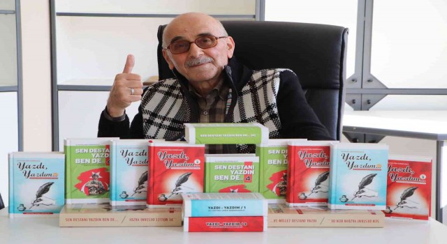 Samsunlu yazardan Guinnesslik rekor: 14 yılda 2 bin köşe yazısı, 21i yayınlanmış 34 kitap