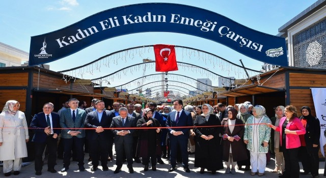 Sancaktepede “Kadın Eli, Kadın Emeği Çarşısı” açıldı