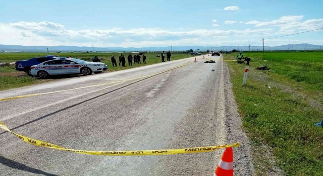 Sandıklıda otomobil motosikletle çarpıştı: 1 ölü