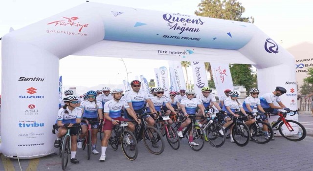 Santini Queens Of The Aegean Boostrace bisiklet yarışı Marmariste gerçekleşti