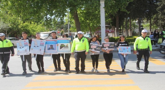 Sarıgölde Karayolları Trafik Haftası etkinliği