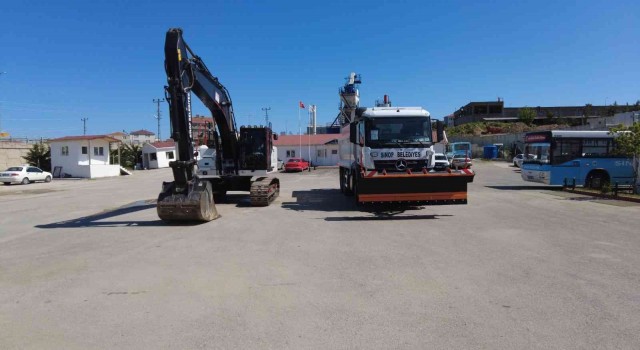 Sinop Belediyesine yeni karla mücadele kamyonu