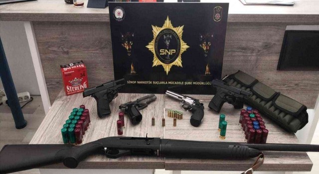 Sinopta 3 ilçede uyuşturucu operasyonu