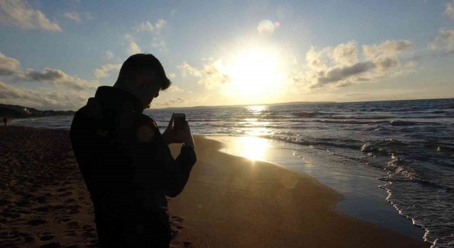 Sinopta gün batımı güzelliği