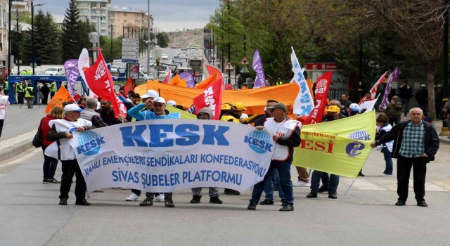 Sivasta 1 Mayıs kutlamaları