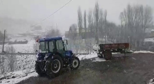 Sivasta Mayıs ayında kar sürprizi