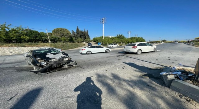 Sökede trafik kazası: 2 yaralı