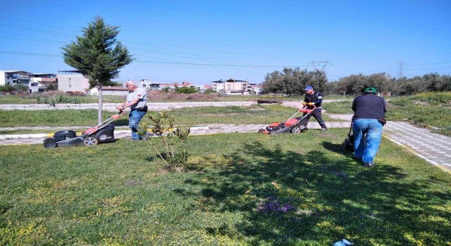 Somanın park ve bahçeleri yaza hazırlanıyor