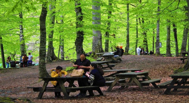Tabiatın kalbi Bolu, bayram tatilinde ziyaretçi akınına uğradı
