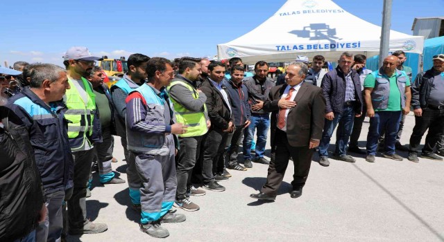 Talasta asfalt sezonu açıldı