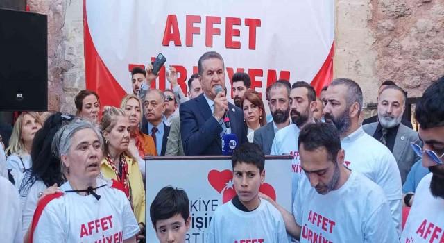 TDP Başkanı Sarıgül: “Yaralı gönüllere merhem olmak için af istiyorum”