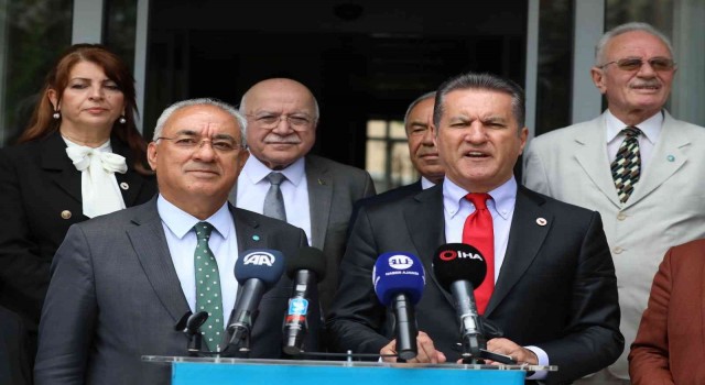 TDP Genel Başkanı Sarıgül, DSP lideri Aksakalı ziyaret etti
