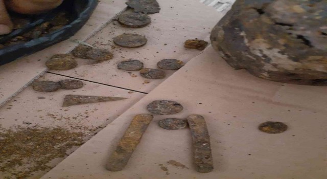 Tekirdağda bulunan Balkan Savaşından kalma top mermisi imha edildi