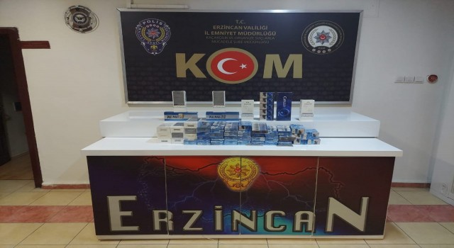 Tercanda 496 paket kaçak sigara ele geçirildi
