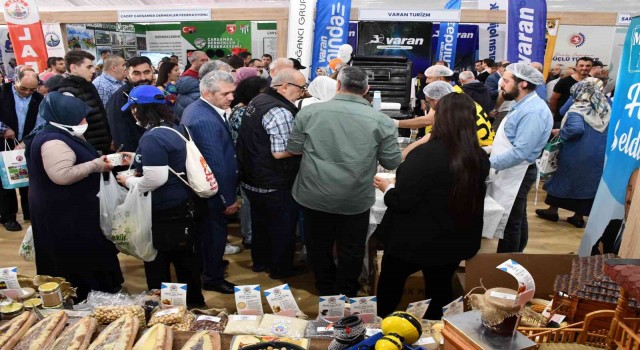 Terme standı yoğun ilgi gördü