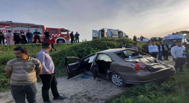 Tokatta otomobil şarampole devrildi: 5 yaralı