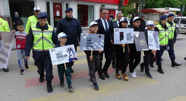 Tokatta yayalar için güvenli trafik uygulaması