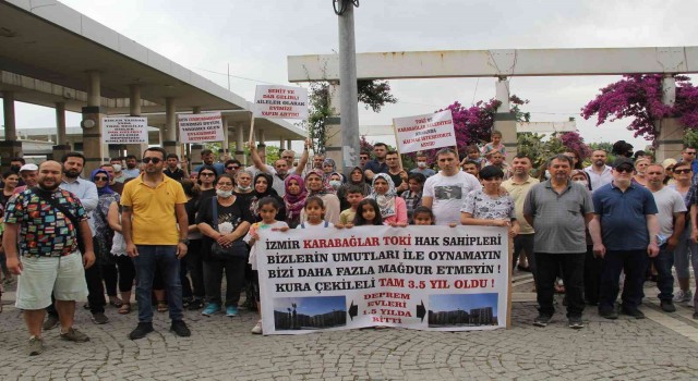 TOKİnin konut inşaatı Karabağlar Belediyesinin itirazları nedeniyle başlayamadı