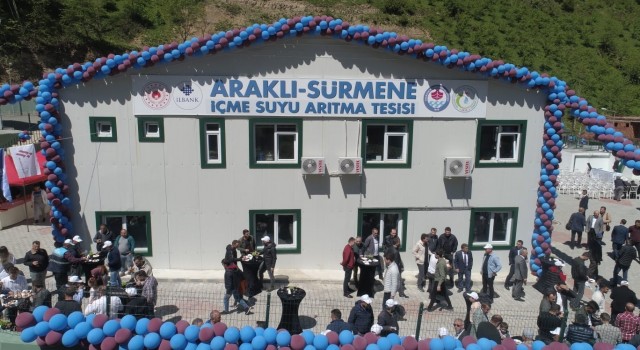 Trabzonun Araklı ve Sürmene ilçelerinin temiz içme suyu sorunu çözüldü