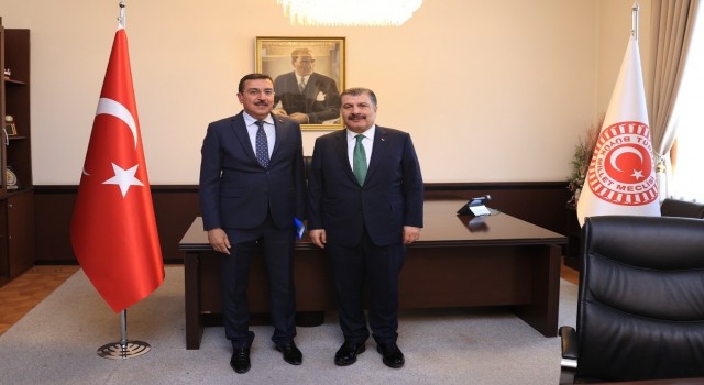 Tüfenkciden Bakan Koca ile sağlık istişaresi