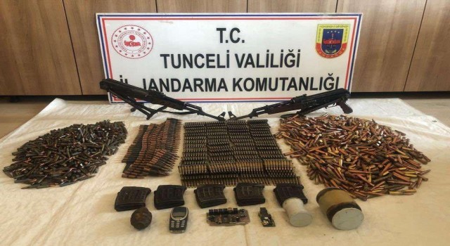 Tuncelideki operasyonda toprağa gömülü terörist cesedi bulundu